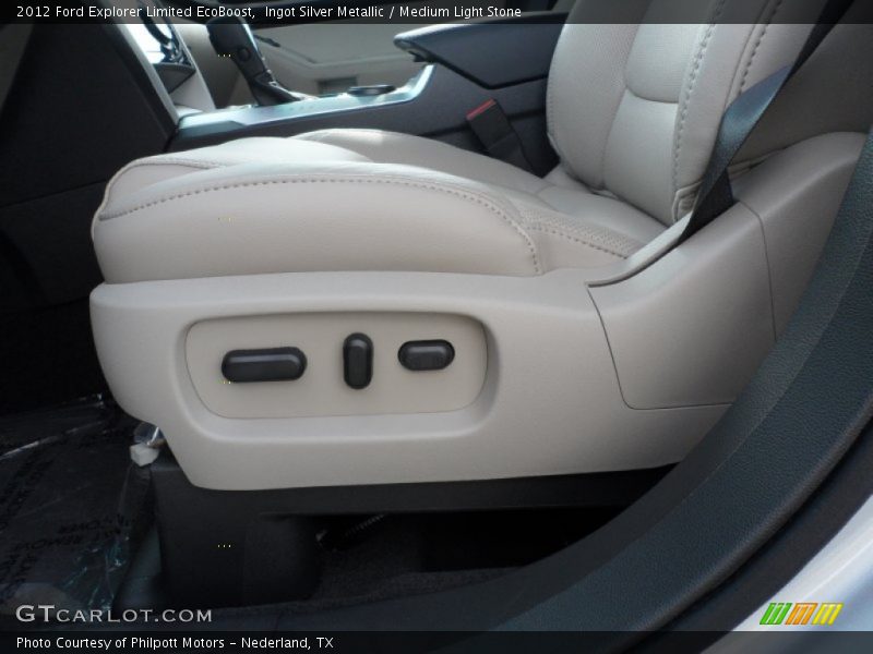Ingot Silver Metallic / Medium Light Stone 2012 Ford Explorer Limited EcoBoost