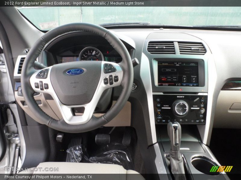 Dashboard of 2012 Explorer Limited EcoBoost