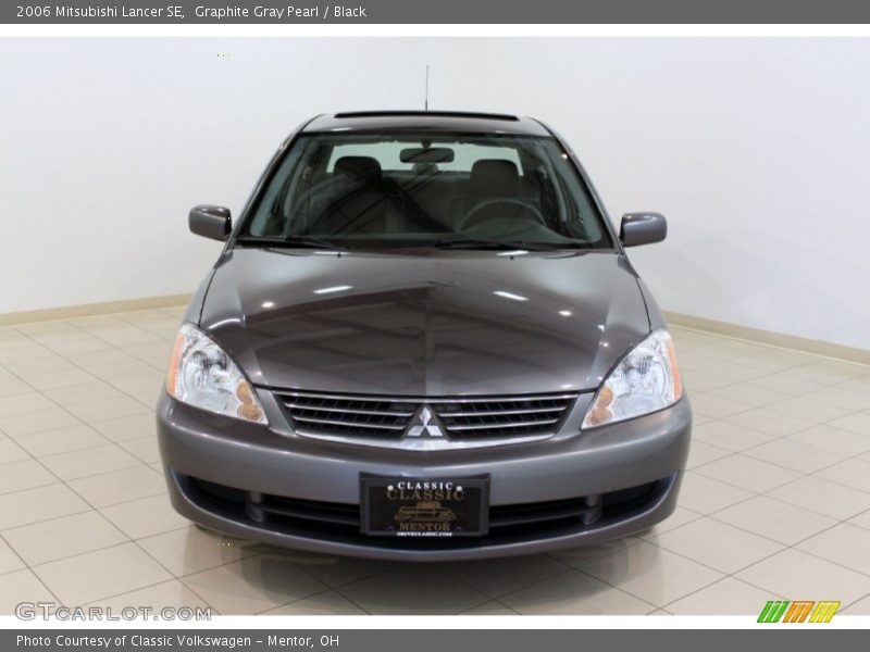 Graphite Gray Pearl / Black 2006 Mitsubishi Lancer SE