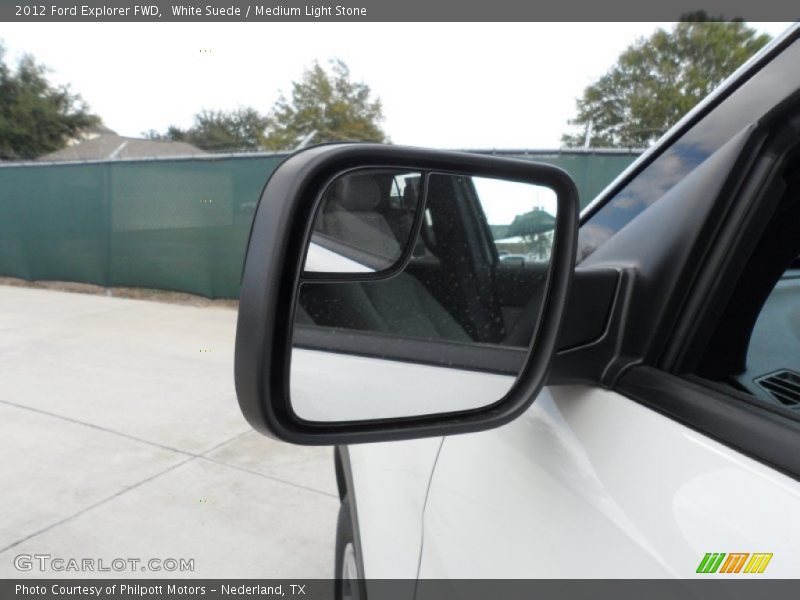 White Suede / Medium Light Stone 2012 Ford Explorer FWD