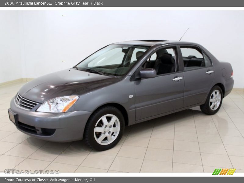 Graphite Gray Pearl / Black 2006 Mitsubishi Lancer SE