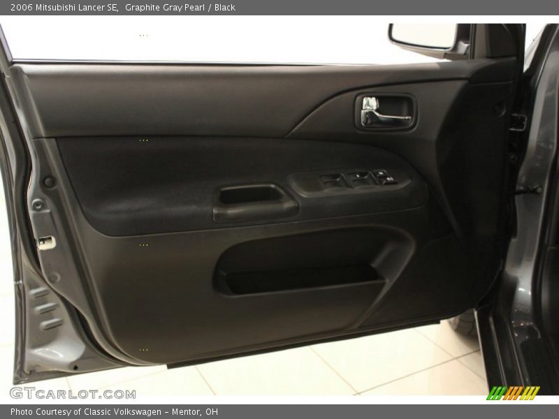 Graphite Gray Pearl / Black 2006 Mitsubishi Lancer SE