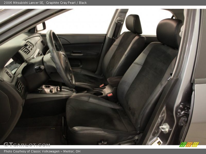 Graphite Gray Pearl / Black 2006 Mitsubishi Lancer SE