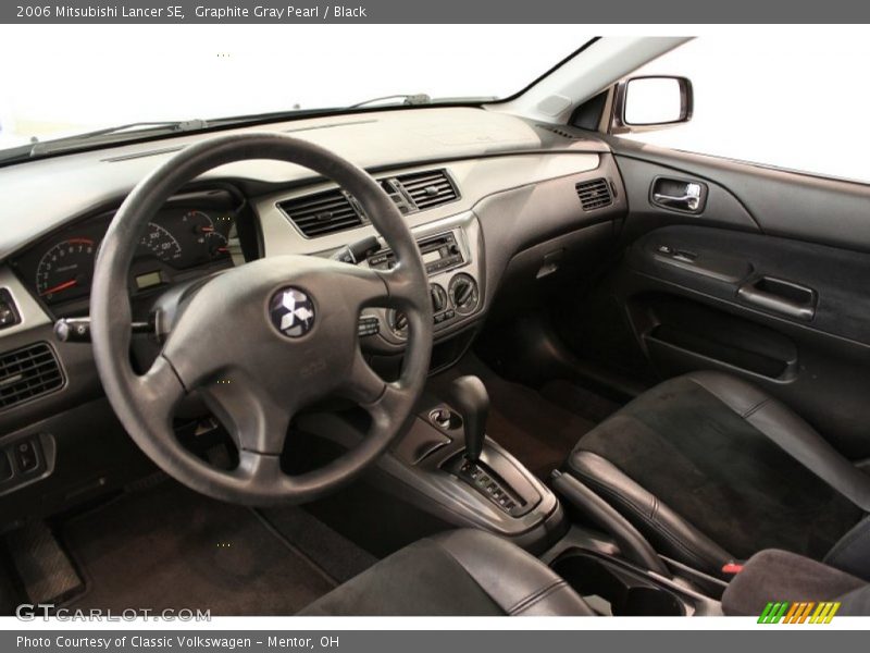 Graphite Gray Pearl / Black 2006 Mitsubishi Lancer SE