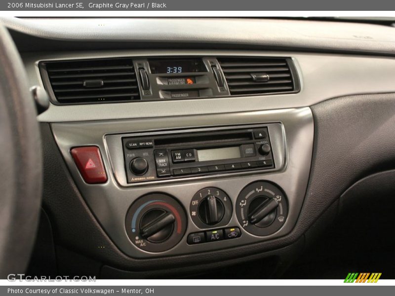 Graphite Gray Pearl / Black 2006 Mitsubishi Lancer SE