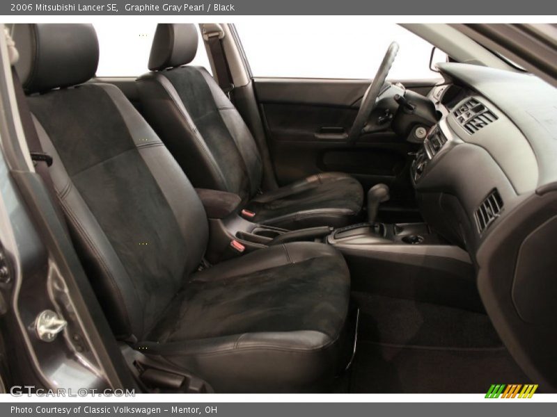 Graphite Gray Pearl / Black 2006 Mitsubishi Lancer SE