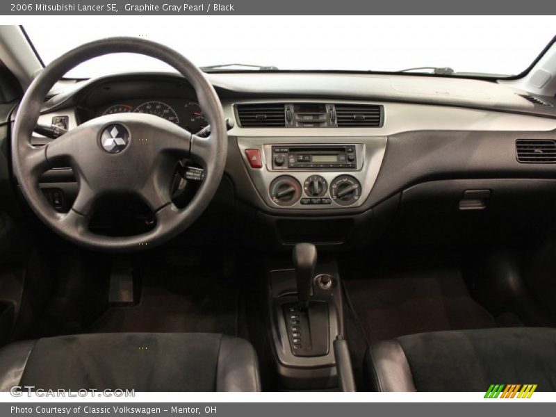 Graphite Gray Pearl / Black 2006 Mitsubishi Lancer SE