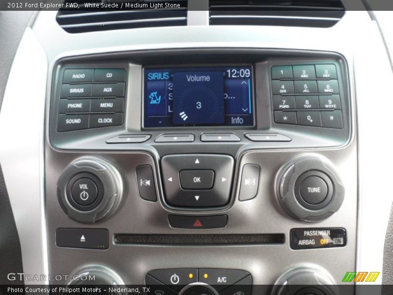 Controls of 2012 Explorer FWD