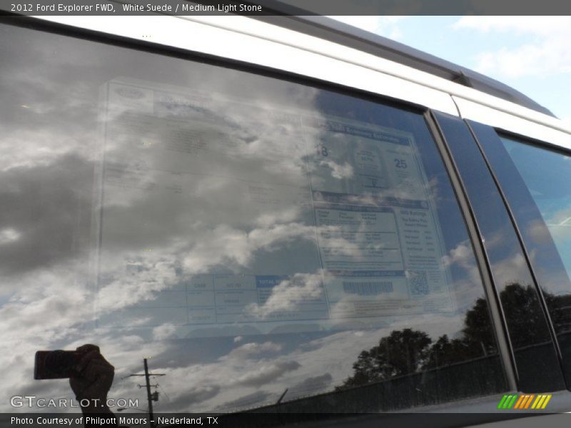 White Suede / Medium Light Stone 2012 Ford Explorer FWD
