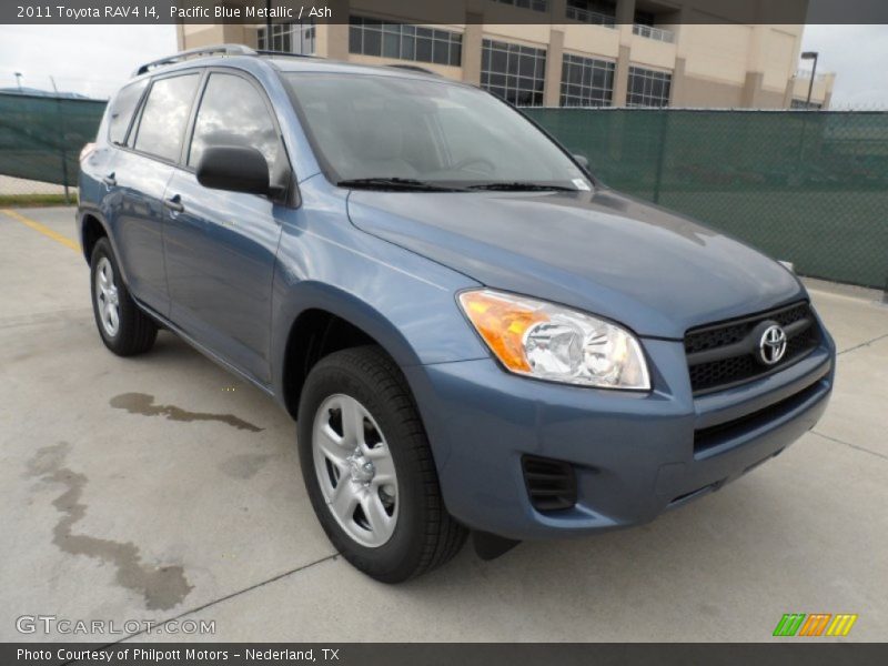 Pacific Blue Metallic / Ash 2011 Toyota RAV4 I4