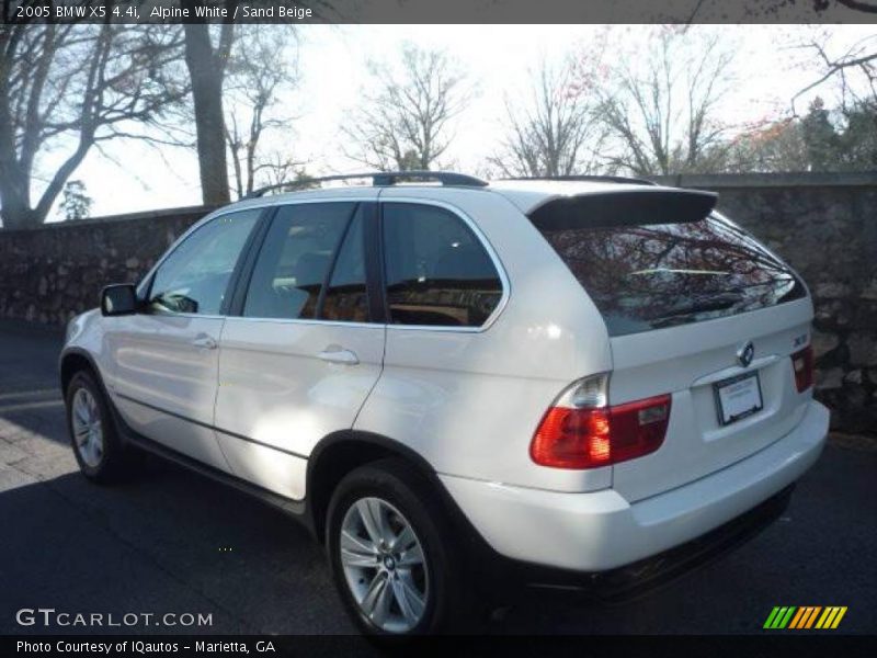 Alpine White / Sand Beige 2005 BMW X5 4.4i