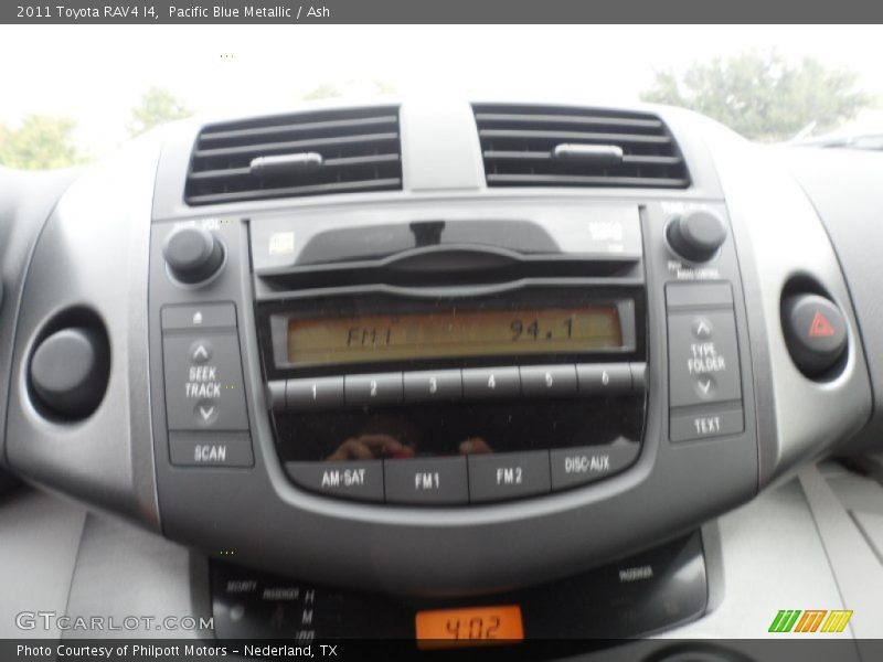 Pacific Blue Metallic / Ash 2011 Toyota RAV4 I4