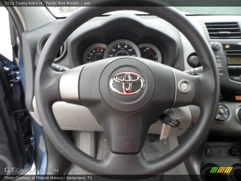 Pacific Blue Metallic / Ash 2011 Toyota RAV4 I4