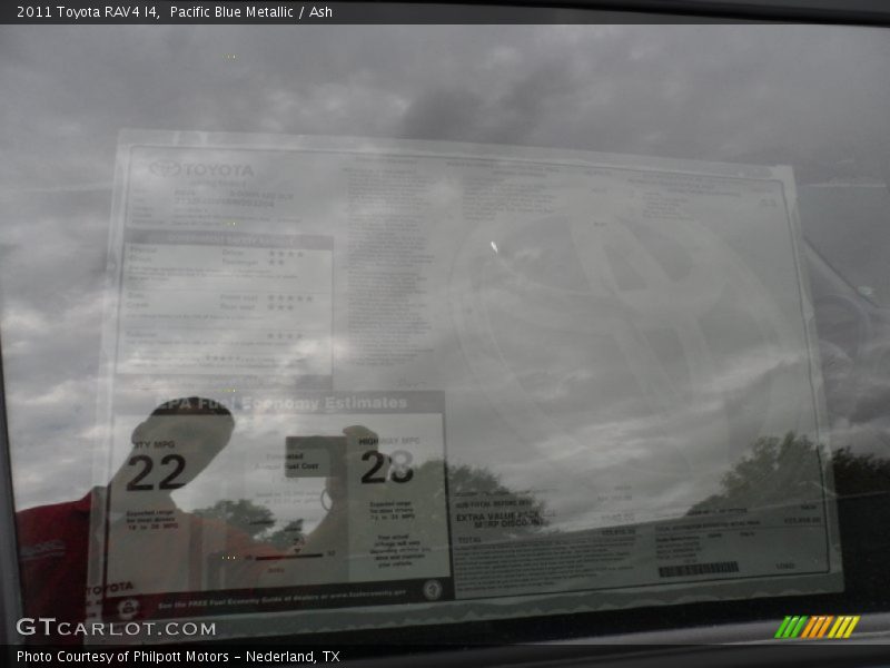 Pacific Blue Metallic / Ash 2011 Toyota RAV4 I4