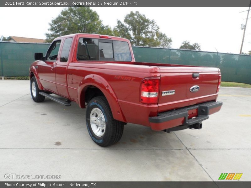  2011 Ranger Sport SuperCab Redfire Metallic