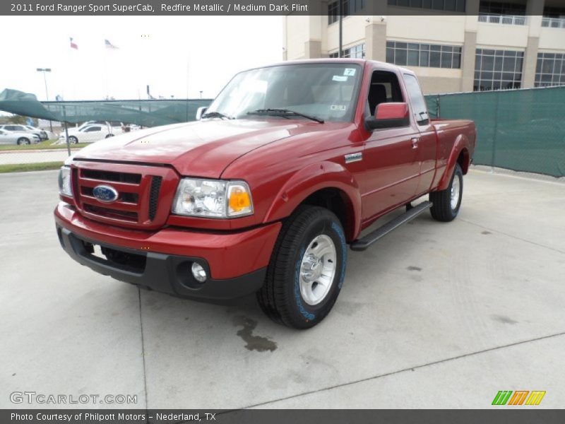 Redfire Metallic / Medium Dark Flint 2011 Ford Ranger Sport SuperCab