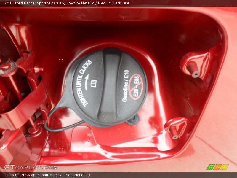 Redfire Metallic / Medium Dark Flint 2011 Ford Ranger Sport SuperCab