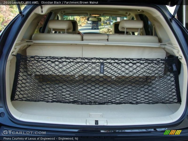 Obsidian Black / Parchment/Brown Walnut 2010 Lexus RX 350 AWD