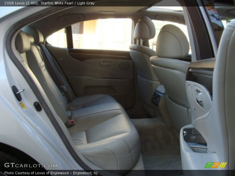 Starfire White Pearl / Light Gray 2008 Lexus LS 460
