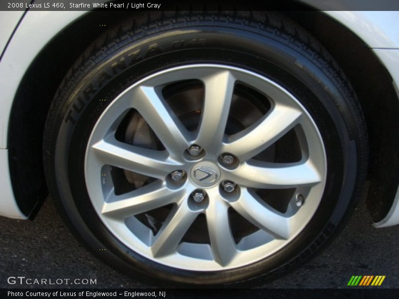 Starfire White Pearl / Light Gray 2008 Lexus LS 460