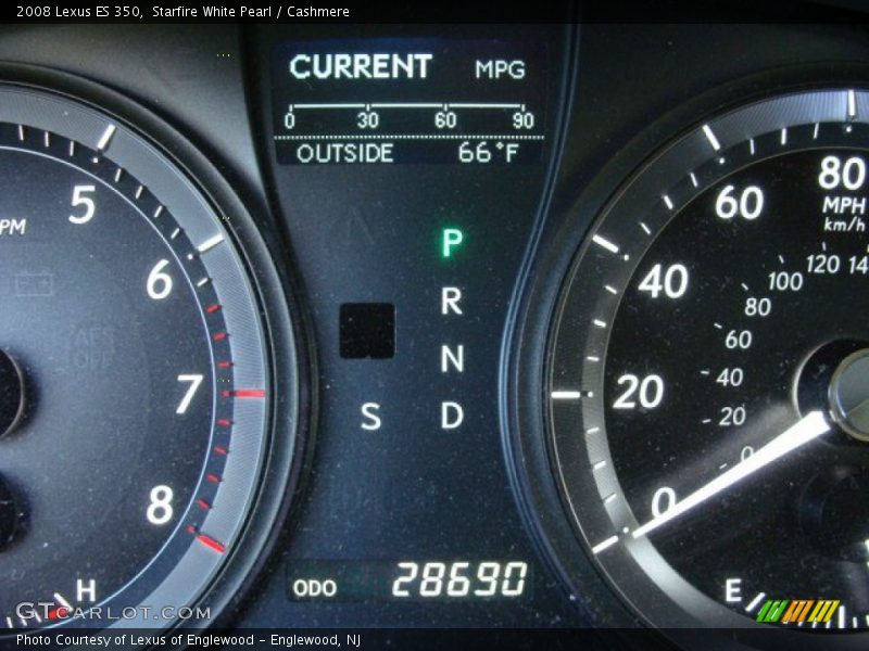 Starfire White Pearl / Cashmere 2008 Lexus ES 350