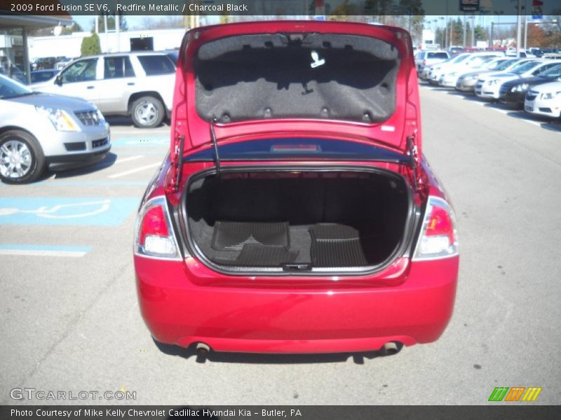 Redfire Metallic / Charcoal Black 2009 Ford Fusion SE V6