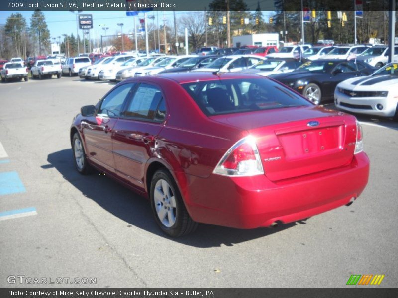 Redfire Metallic / Charcoal Black 2009 Ford Fusion SE V6