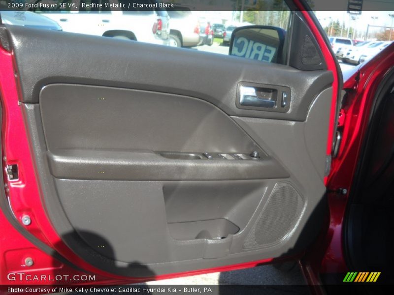 Redfire Metallic / Charcoal Black 2009 Ford Fusion SE V6