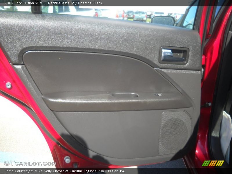 Redfire Metallic / Charcoal Black 2009 Ford Fusion SE V6