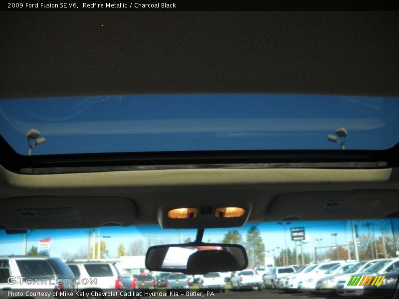 Redfire Metallic / Charcoal Black 2009 Ford Fusion SE V6