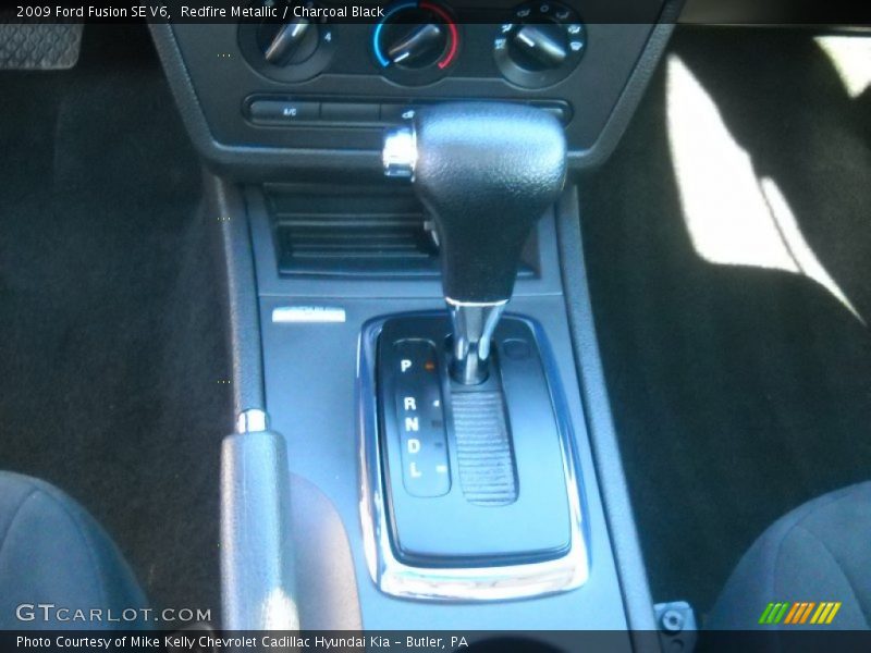 Redfire Metallic / Charcoal Black 2009 Ford Fusion SE V6
