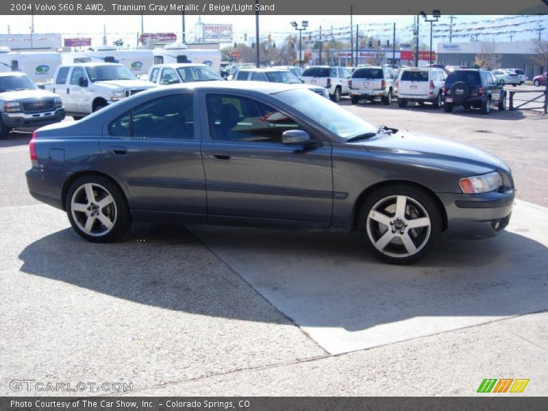 Titanium Gray Metallic / Beige/Light Sand 2004 Volvo S60 R AWD