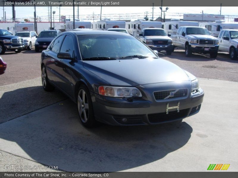 Titanium Gray Metallic / Beige/Light Sand 2004 Volvo S60 R AWD