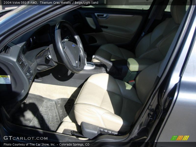 Titanium Gray Metallic / Beige/Light Sand 2004 Volvo S60 R AWD