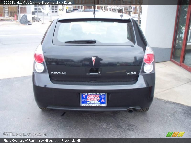 Jet Black Metallic / Ebony 2009 Pontiac Vibe 2.4