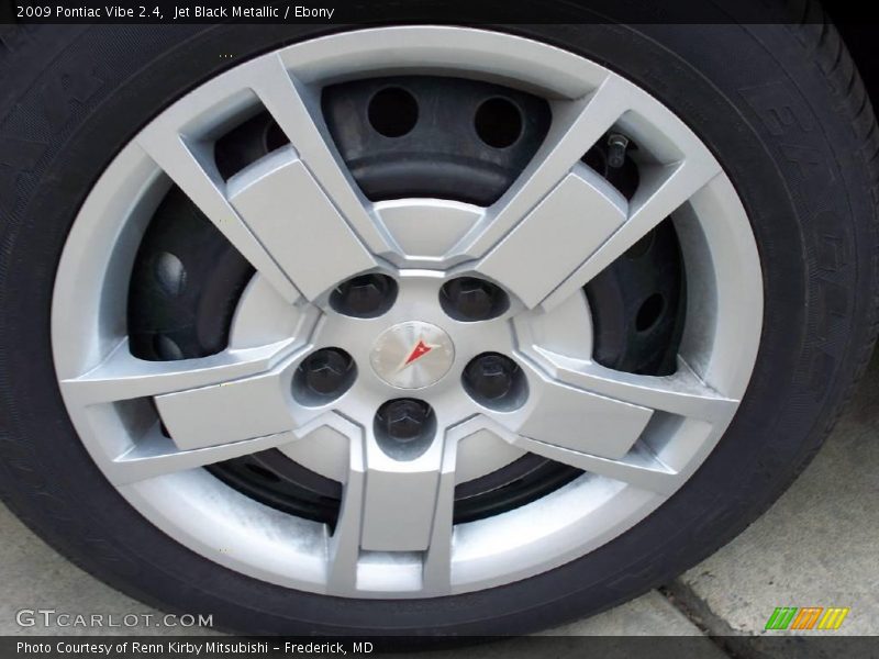 Jet Black Metallic / Ebony 2009 Pontiac Vibe 2.4