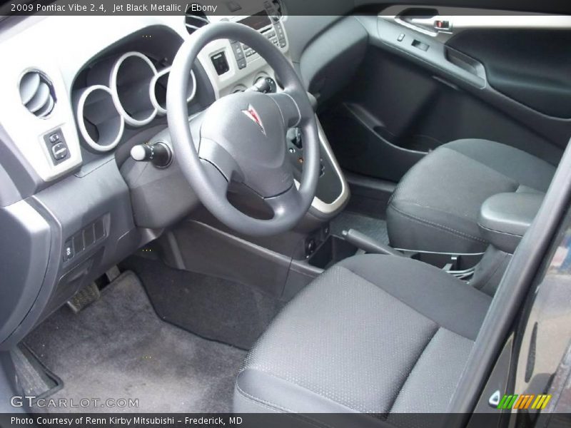 Jet Black Metallic / Ebony 2009 Pontiac Vibe 2.4