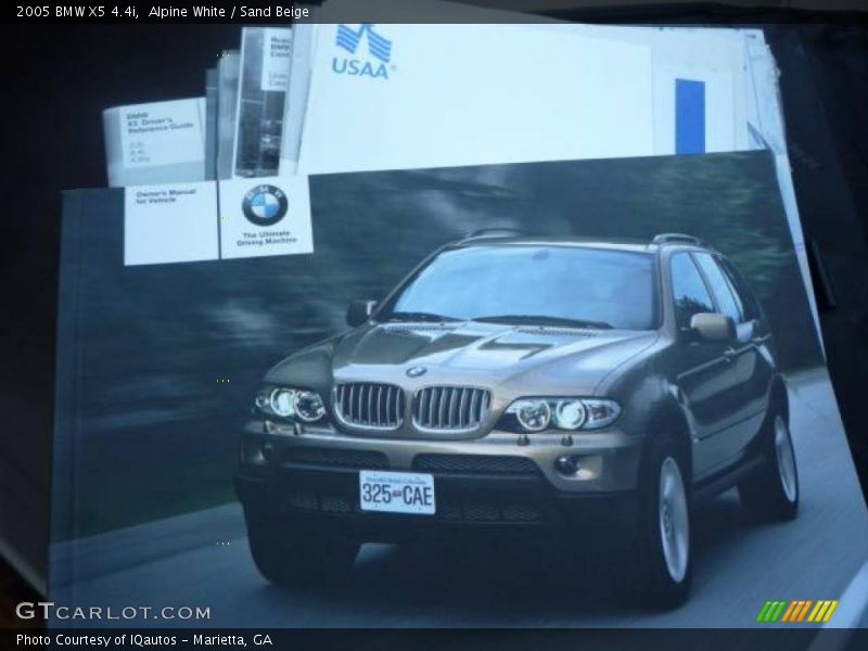 Alpine White / Sand Beige 2005 BMW X5 4.4i
