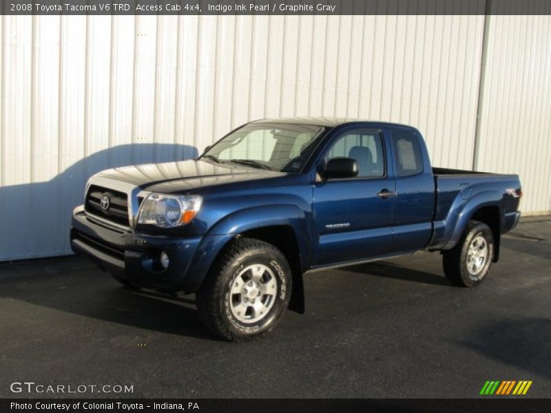 Indigo Ink Pearl / Graphite Gray 2008 Toyota Tacoma V6 TRD  Access Cab 4x4