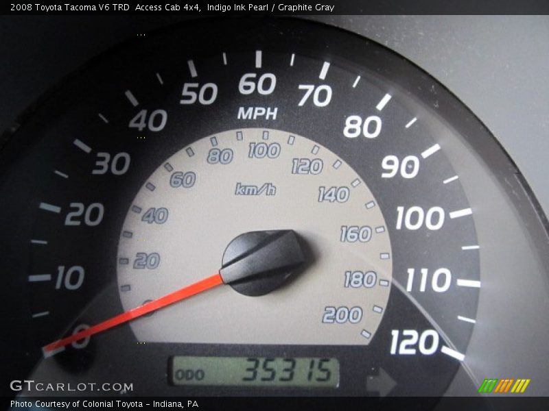 Indigo Ink Pearl / Graphite Gray 2008 Toyota Tacoma V6 TRD  Access Cab 4x4