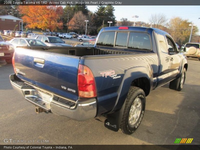 Indigo Ink Pearl / Graphite Gray 2008 Toyota Tacoma V6 TRD  Access Cab 4x4