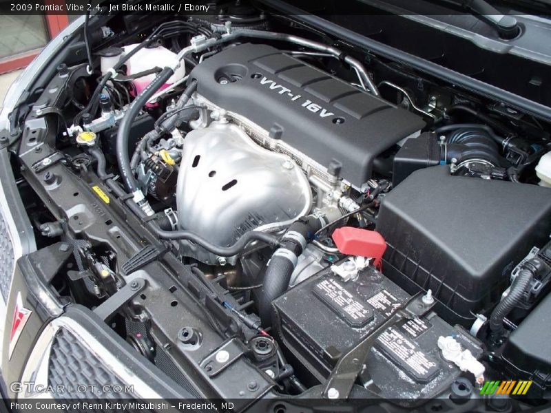 Jet Black Metallic / Ebony 2009 Pontiac Vibe 2.4