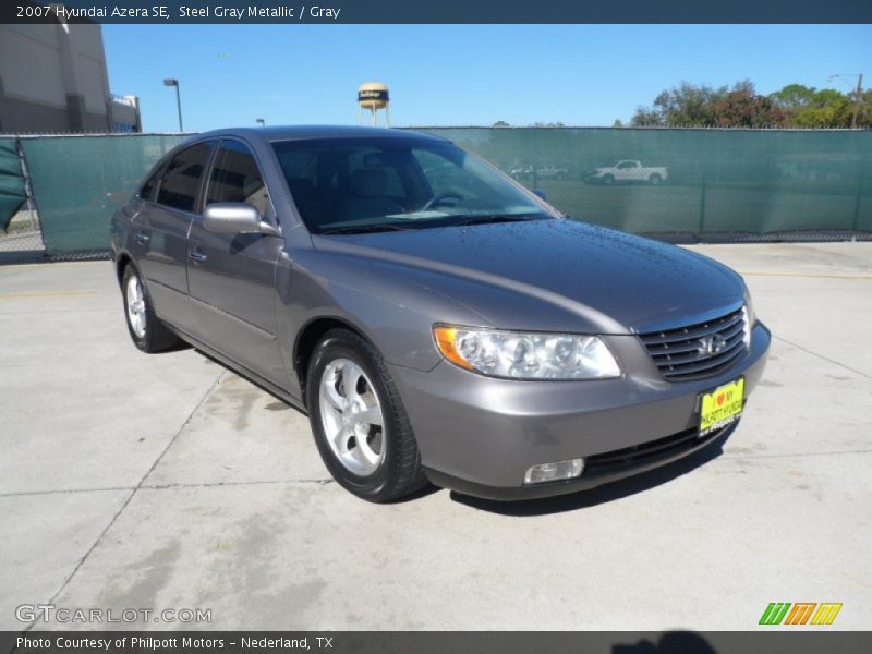 Steel Gray Metallic / Gray 2007 Hyundai Azera SE