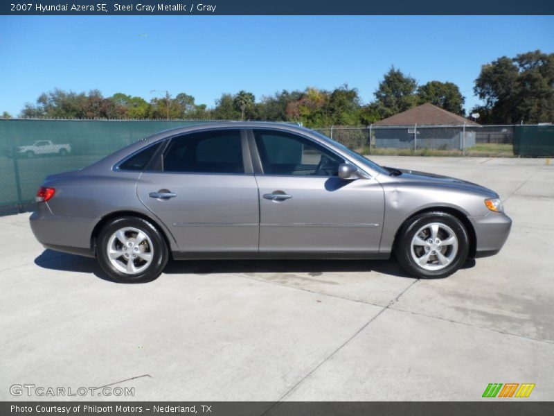 Steel Gray Metallic / Gray 2007 Hyundai Azera SE