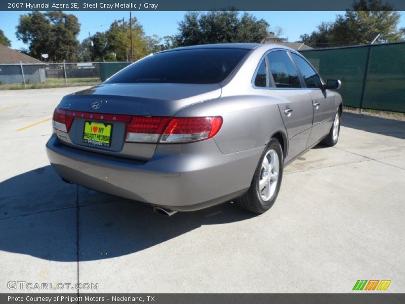 Steel Gray Metallic / Gray 2007 Hyundai Azera SE