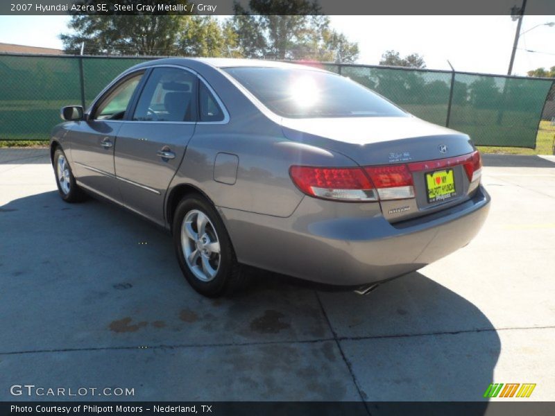 Steel Gray Metallic / Gray 2007 Hyundai Azera SE