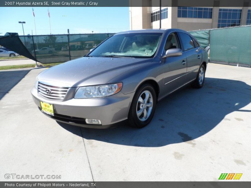 Steel Gray Metallic / Gray 2007 Hyundai Azera SE