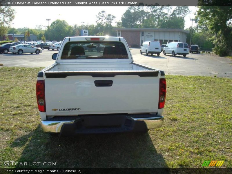 Summit White / Medium Dark Pewter 2004 Chevrolet Colorado Extended Cab