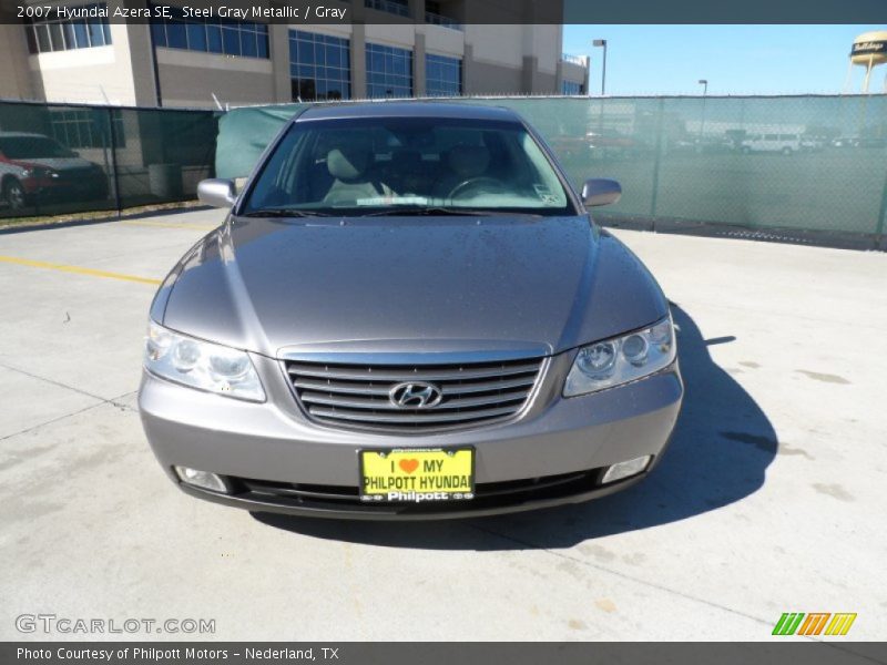 Steel Gray Metallic / Gray 2007 Hyundai Azera SE