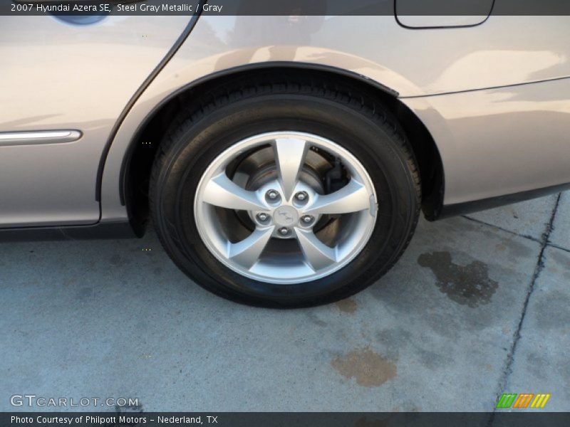 Steel Gray Metallic / Gray 2007 Hyundai Azera SE